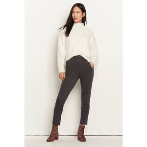 NEW Anthropologie Charcoal Gray Frankie Pull-On Trouser Leggings Pants Medium